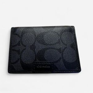 Coach Black Card Holder